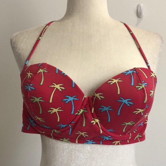 Bettie Page retro 50s vibe pin-up girl swim top - Picture 11 of 11